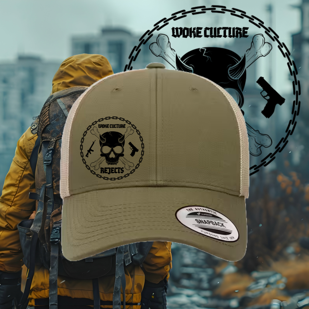 Woke Culture REJECTS Snapback | Military Green
